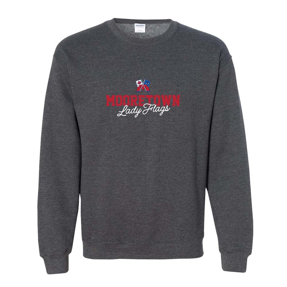 Mooretown Lady Flags Youth Heavy Blend Crewneck Sweatshirt