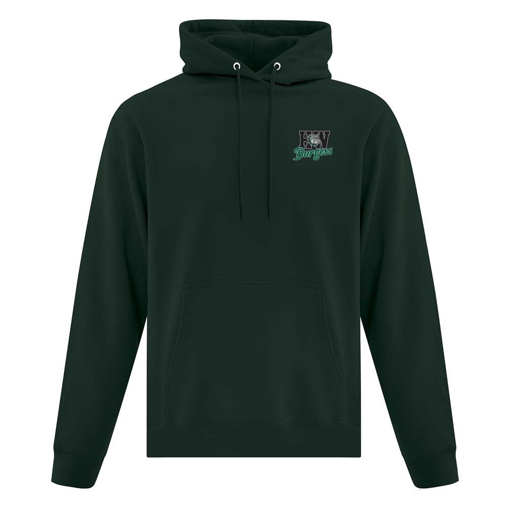 H.W. Burgess Adult Fleece Hooded Sweatshirt