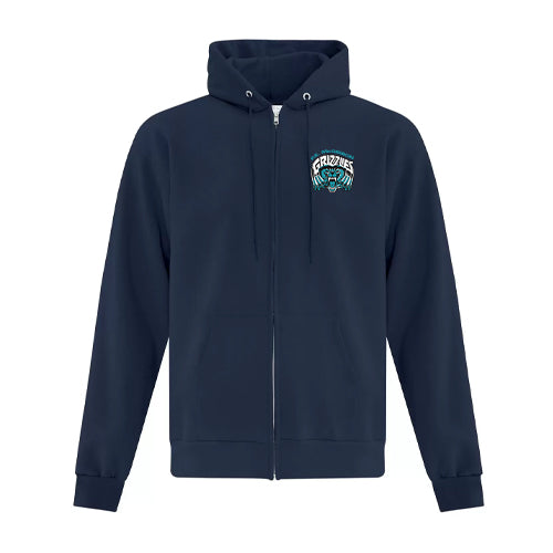 PE McGibbon Staff Adult Everyday Full Zip Hooded Sweatshirt