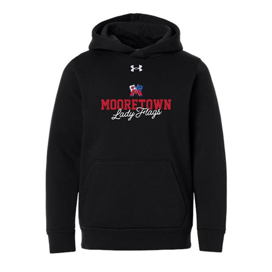 Mooretown Lady Flags Youth Under Armour Team Icon Fleece Hooded Sweatshirt