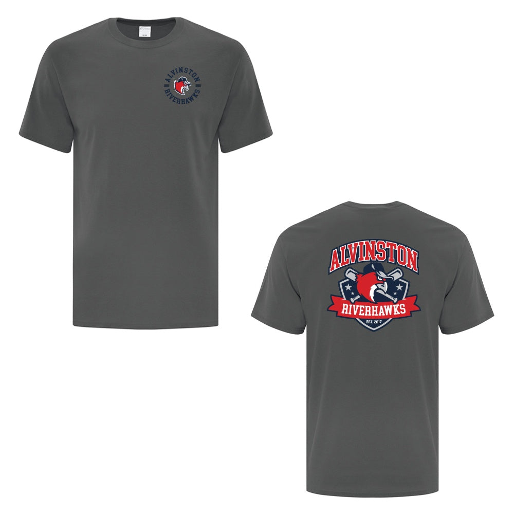 Alvinston Riverhawks Adult Cotton T-Shirt