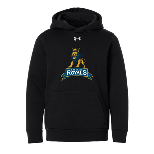 Rosedale Youth Under Armour Team Icon Fleece Hooded Sweatshirt