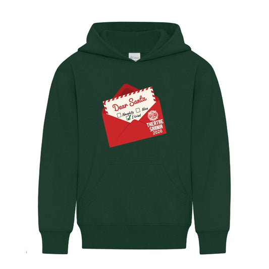 Dear Santa Youth Fleece Hooded Sweatshirt