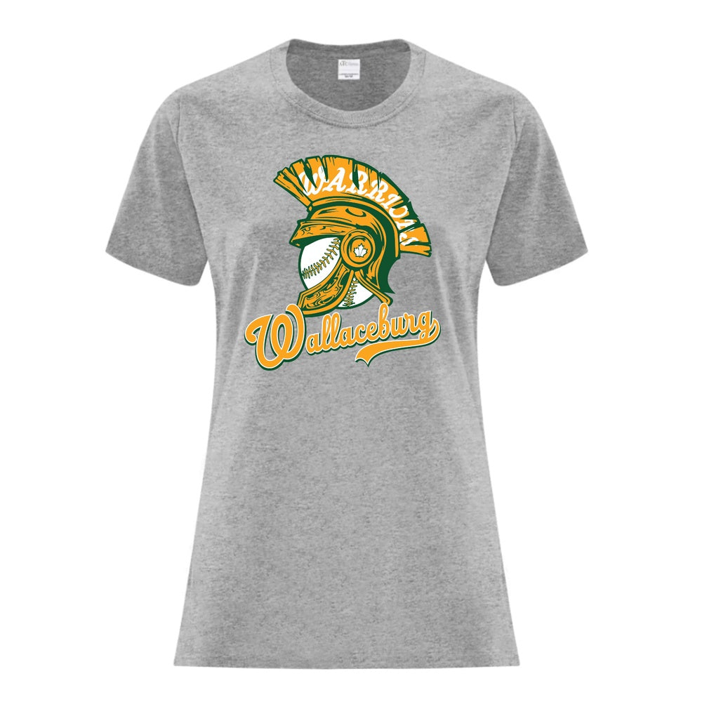 Wallaceburg Minor Baseball Ladies' Everyday Cotton T-Shirt