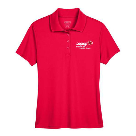 Wyoming Legion Branch 388 Ladies' Performance Pique Polo