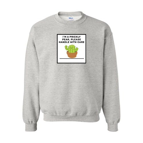 Prickly Pear Cotton Crewneck Sweatshirt