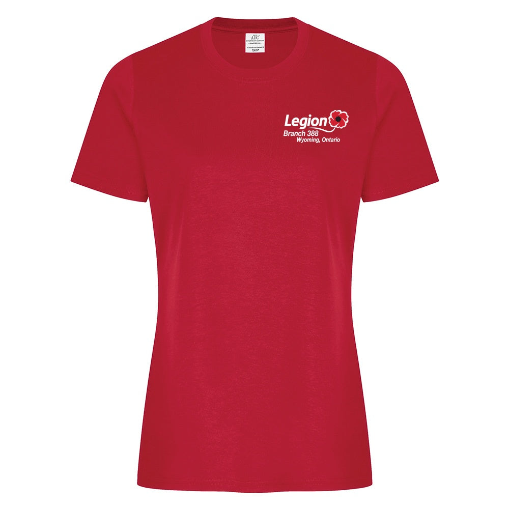 Wyoming Legion Branch 388 Ladies' Ring Spun Cotton T-Shirt