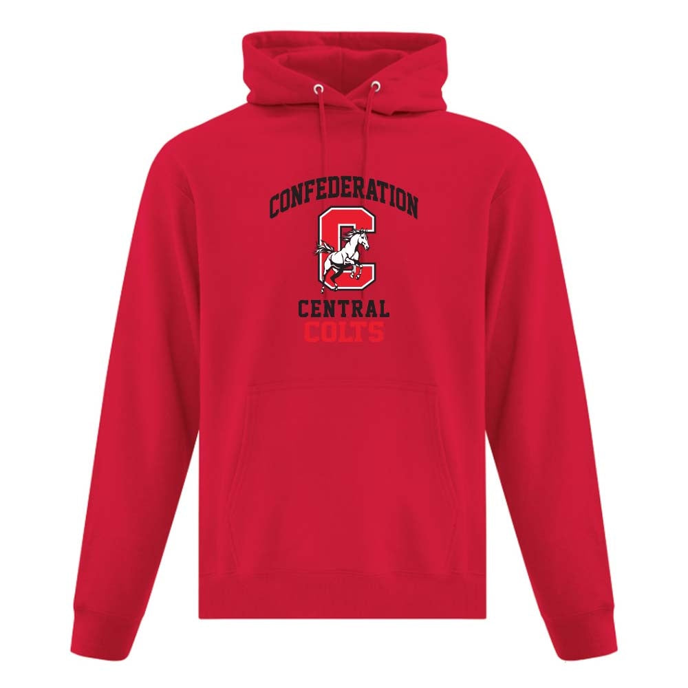 Confederation Central Adult Fleece Hooded Sweatshirt