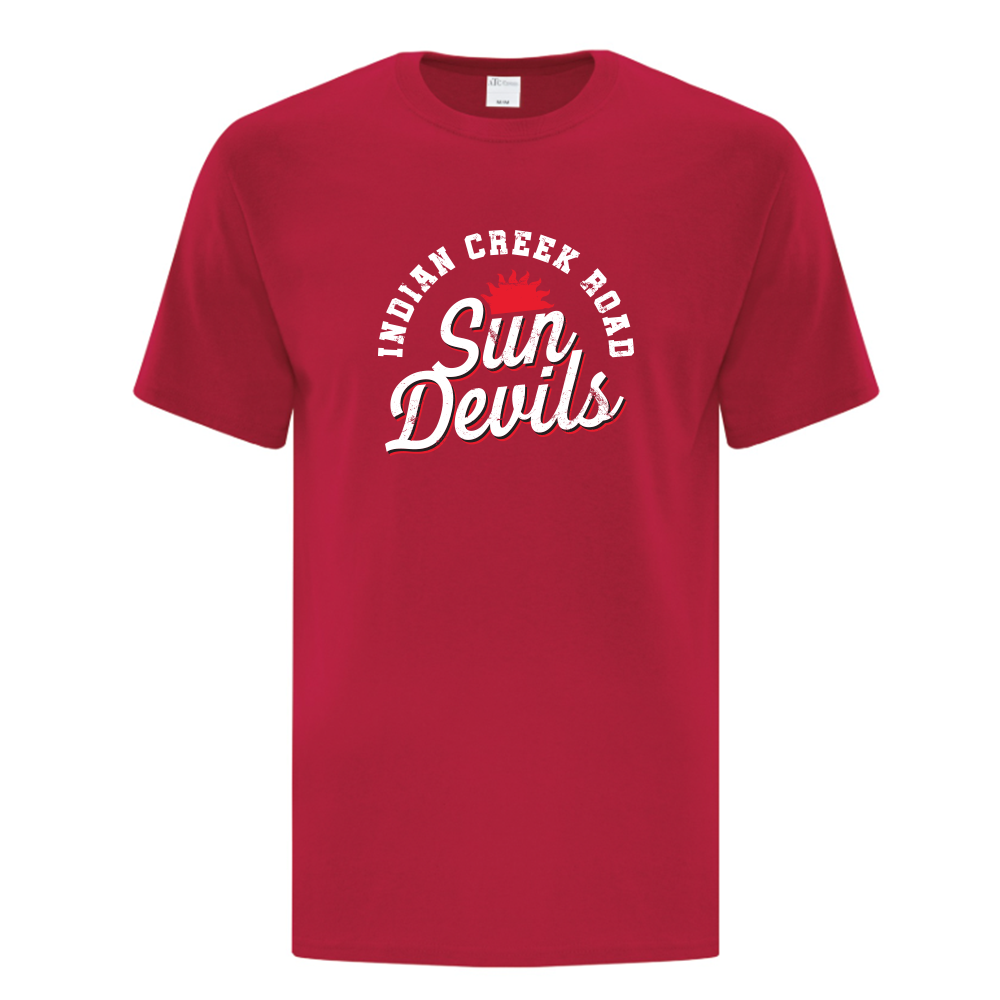 Indian Creek Road Adult Cotton T-Shirt