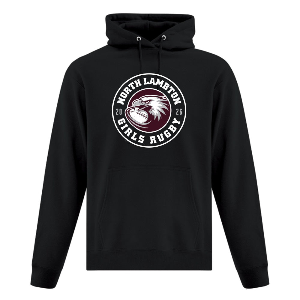 NLSS Girls Rugby Adult Fleece Hooded Sweatshirt