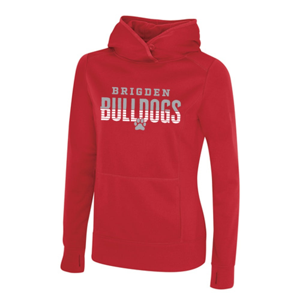 Brigden Ladies' Game Day Fleece Hooded Sweatshirt