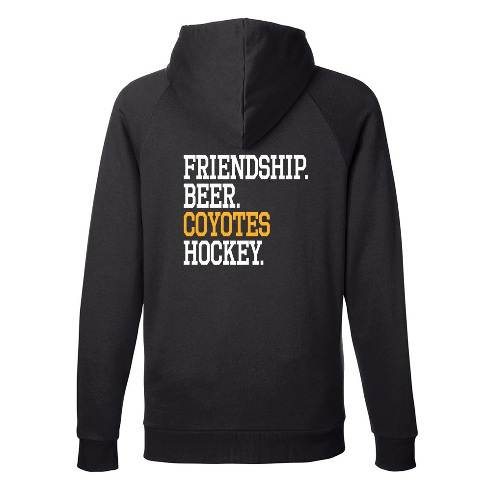 Point Edward Coyotes Adult Under Armour Rival Fleece Hooded Sweatshirt