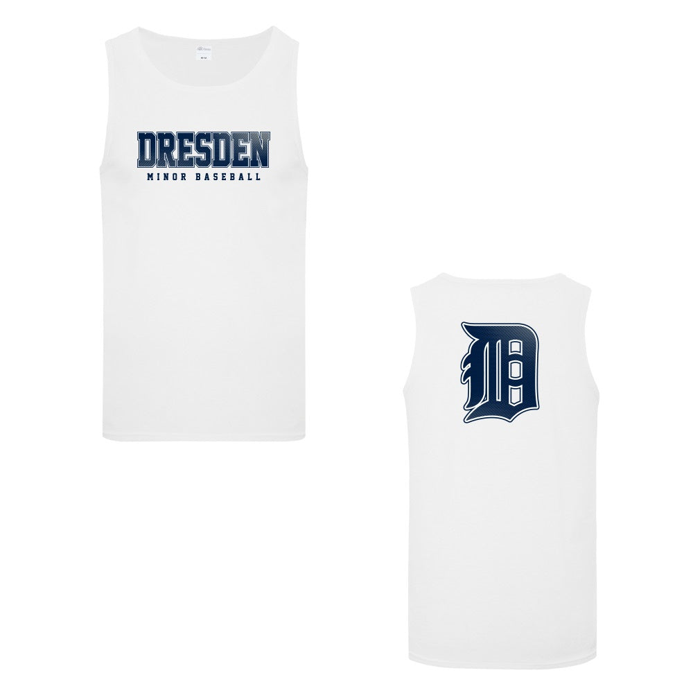 Dresden Minor Baseball Adult Cotton Tank Top