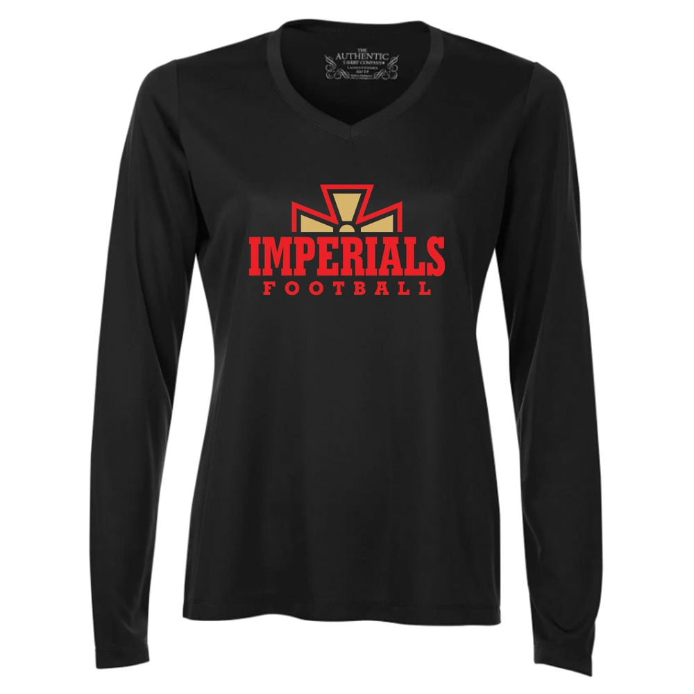 Sarnia Imperials Ladies' Pro Team Long Sleeve V-Neck T-Shirt