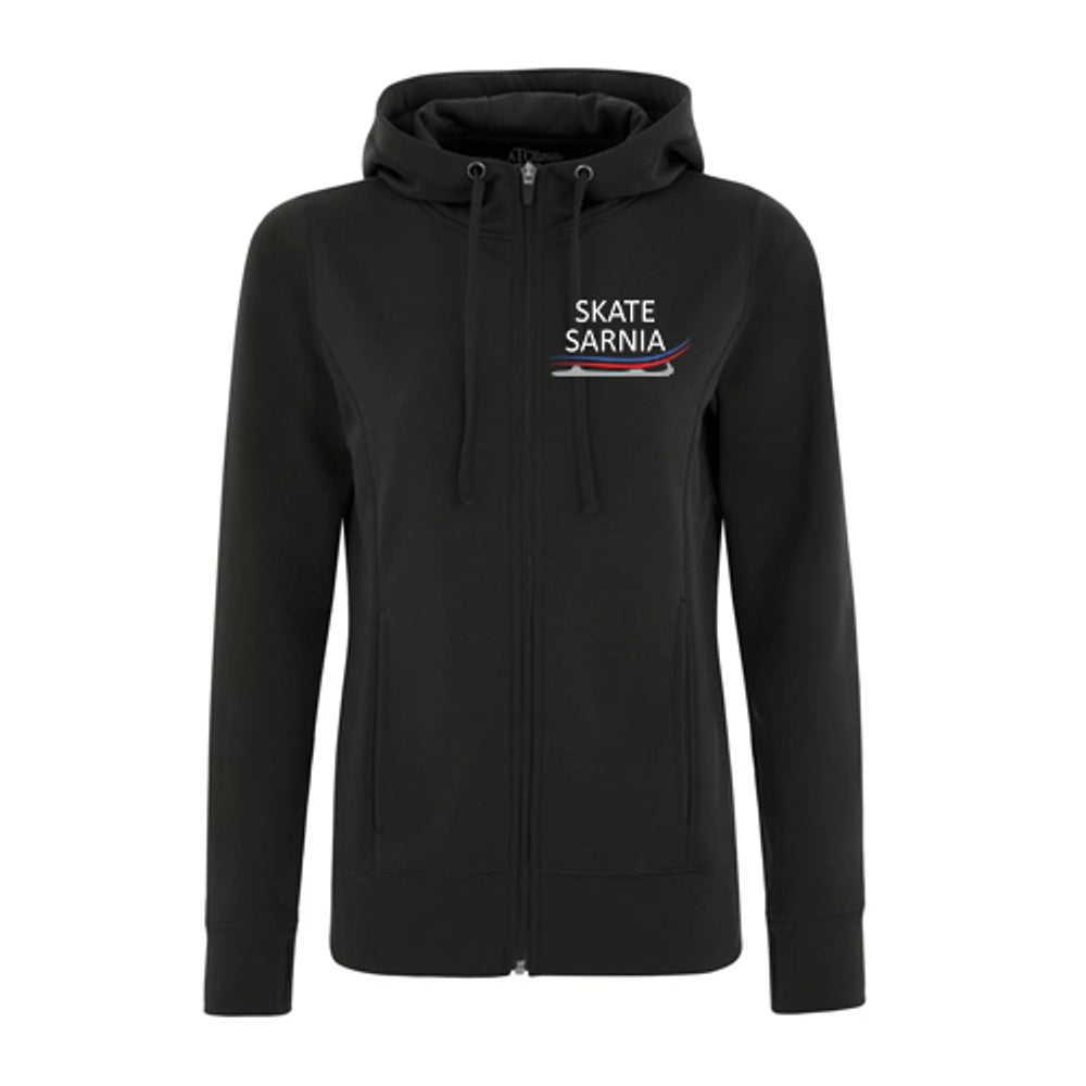Skate Sarnia Ladies' Fleece Full Zip Hooded Sweatshirt