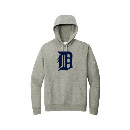 Dresden Minor Baseball Adult Nike Club Fleece Sleeve Swoosh Pullover Hoodie
