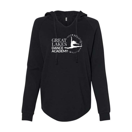 Great Lakes Dance Ladies' Independent Lightweight California Wave Wash Hooded Sweatshirts