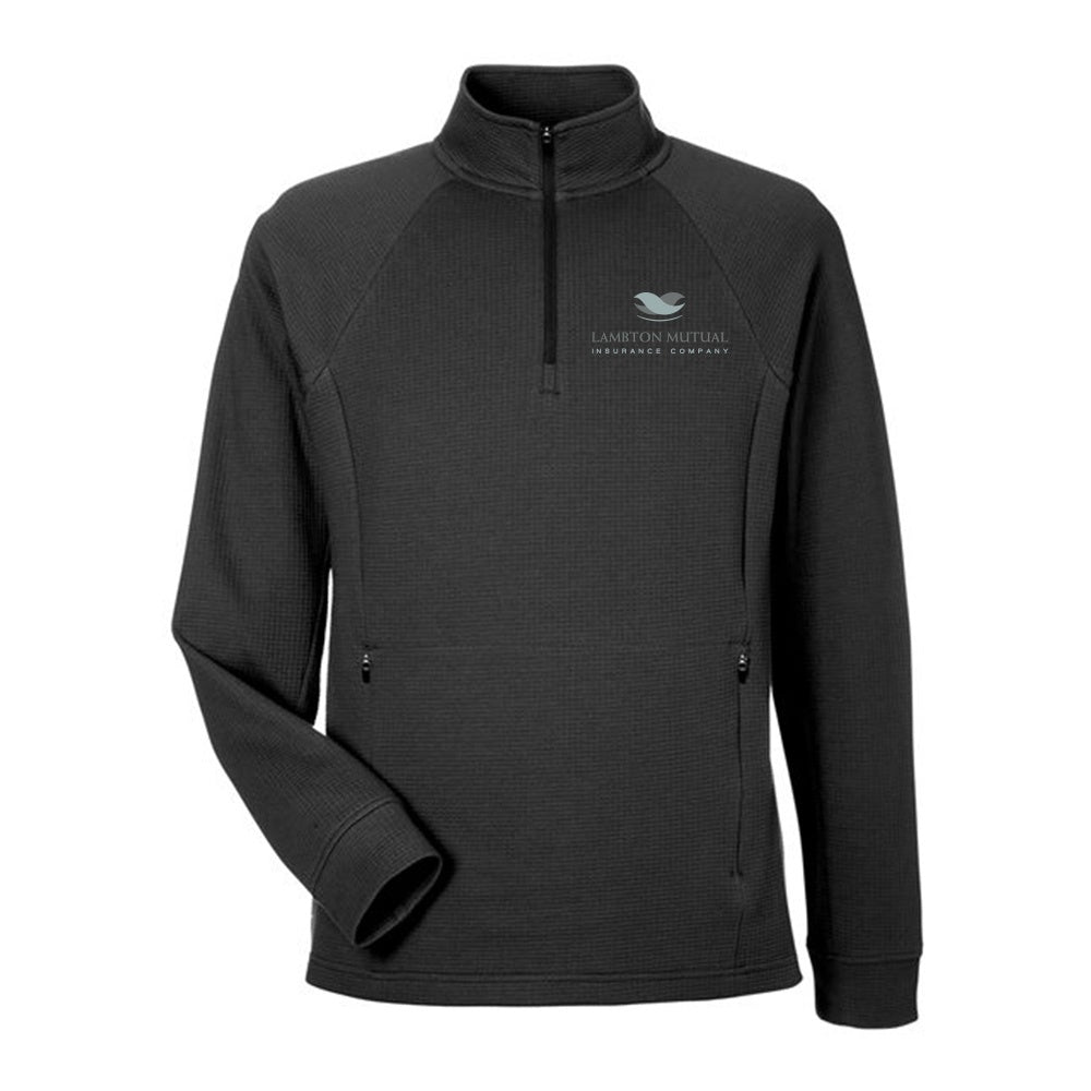 Lambton Mutual Insurance Adult Rhythm Waffle 1/4 Zip Pullover