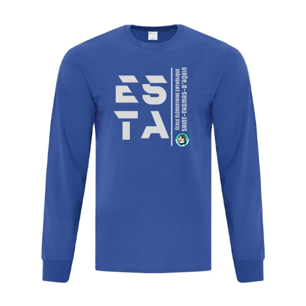 St Thomas D'Aquin Adult Everyday Cotton Long Sleeve T-Shirt