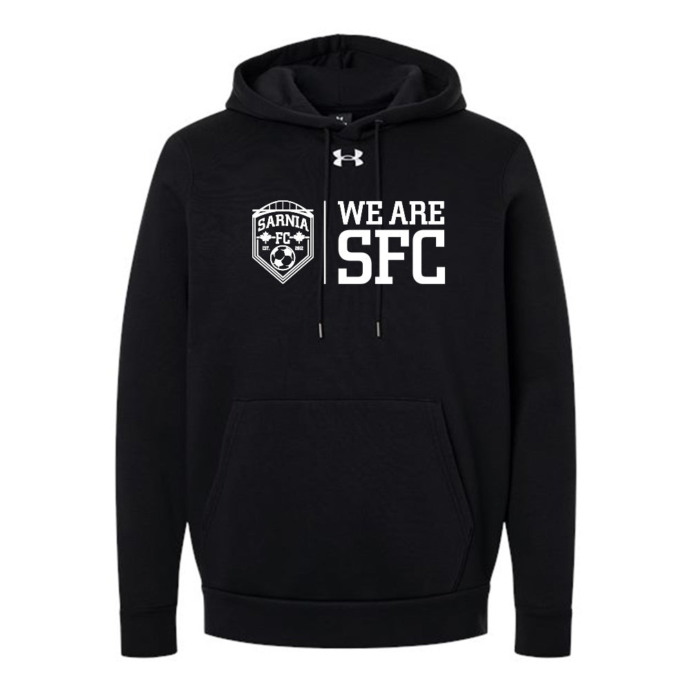 Sarnia FC Adult Under Armour Team Icon Fleece Hooded Sweatshirt