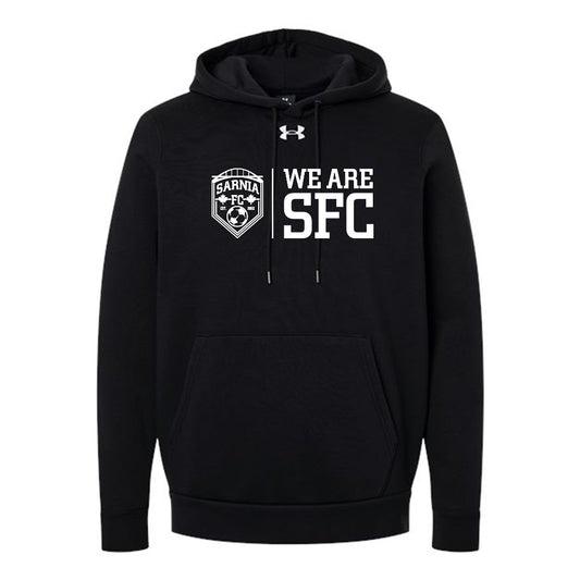 Sarnia FC Adult Under Armour Team Icon Fleece Hooded Sweatshirt