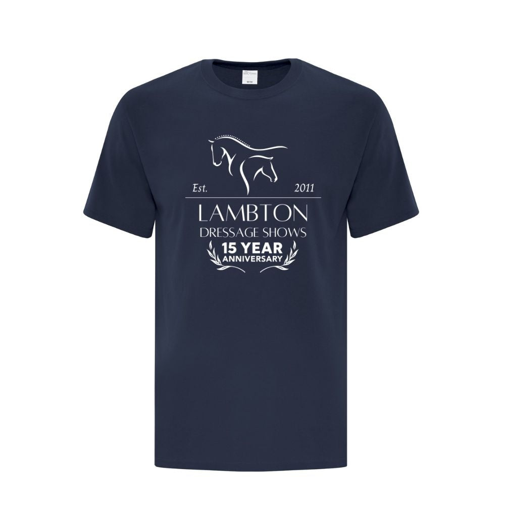 Lambton Dressage Shows Adult Cotton T-Shirt