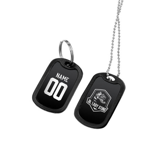 Jr Lady Sting Custom Dog Tag