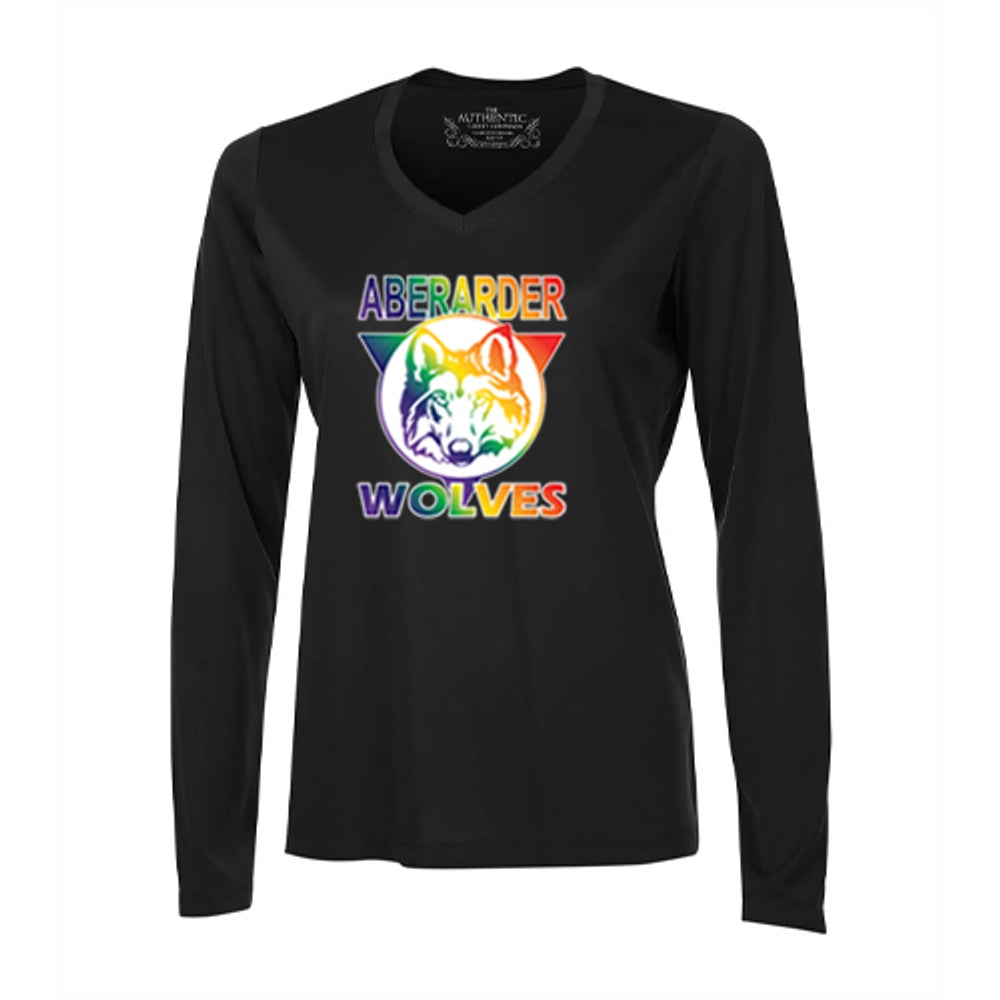 Aberarder Ladies' Pro Team Long Sleeve V-Neck T-Shirt