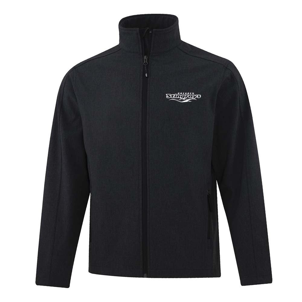 Dresden Stingrays Adult Water Repellent Soft Shell Jacket