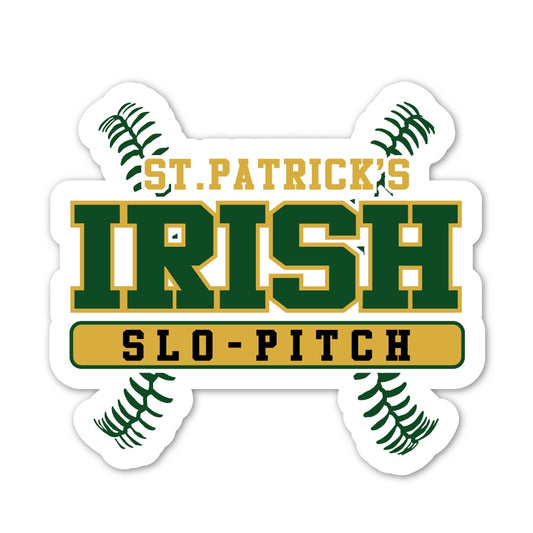 St Pats Slo-Pitch Vinyl Sticker