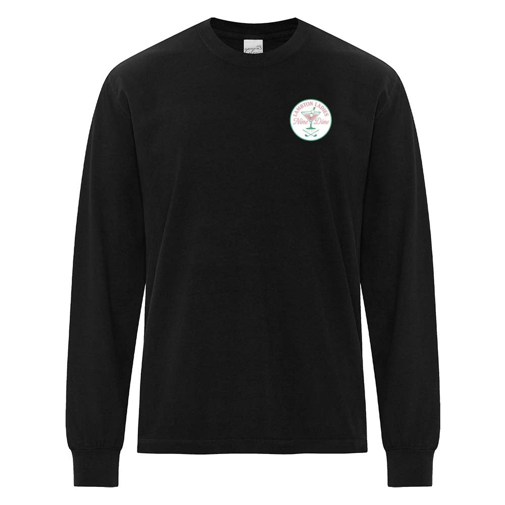 Lambton Ladies 9 & Dine Adult Garment-Dyed Heavyweight Long Sleeve