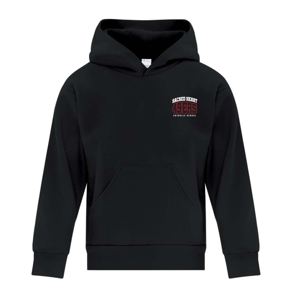 Sacred Heart Youth Fleece Hooded Sweatshirt