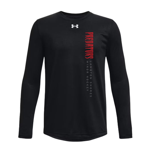 Lambton Shores Predators Youth Under Armour Tech™ Team Long Sleeve T-Shirt