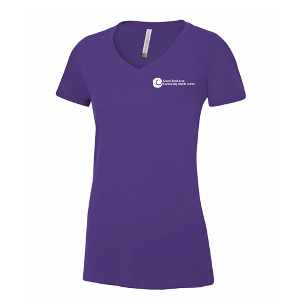 GBACHC - Ring Spun Cotton Ladies V-Neck T-Shirt