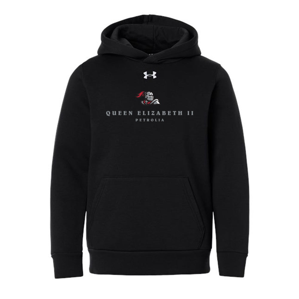 Queen Elizabeth II Petrolia Youth Under Armour Team Icon Fleece Hooded Sweatshirt
