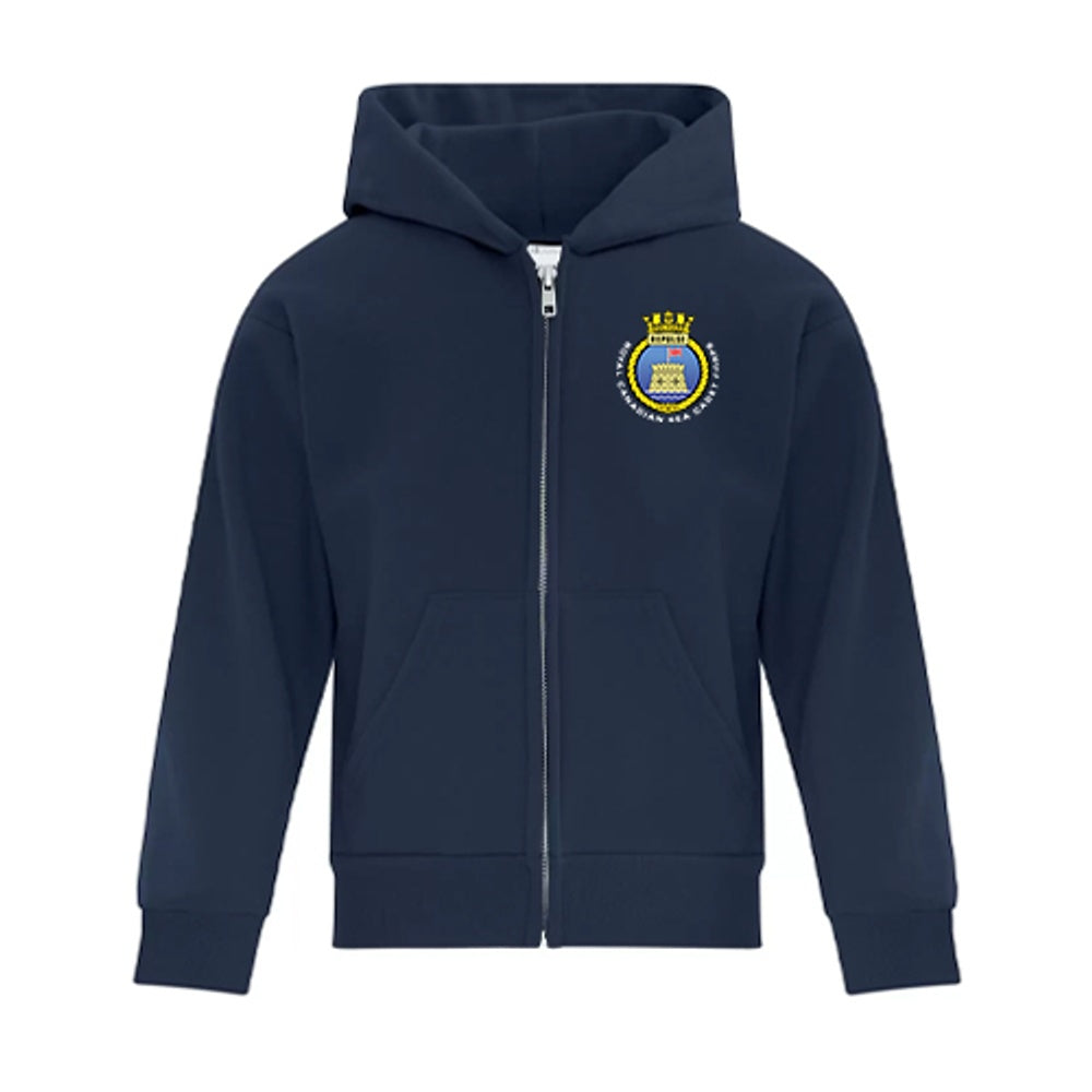 Sarnia Sea Cadets Youth Everyday Fleece Full Zip Hooded Sweatshirt