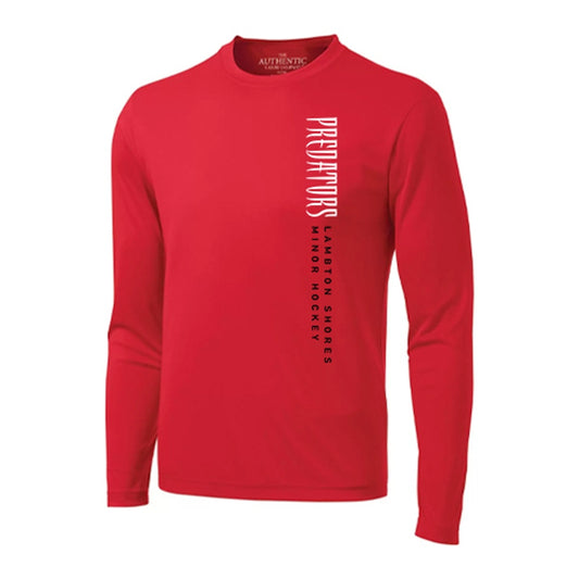 Lambton Shores Predators Adult Pro Team Long Sleeve T-Shirt