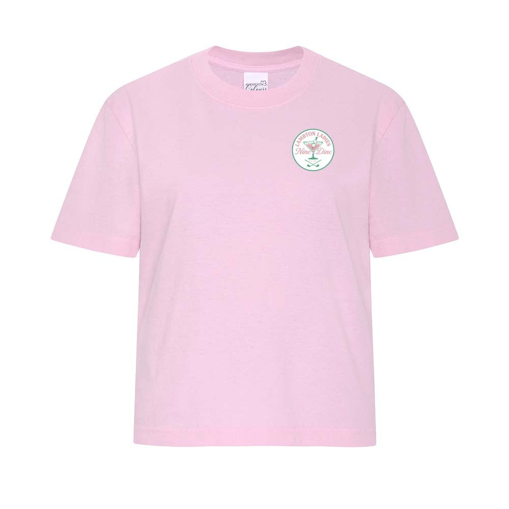 Lambton Ladies 9 & Dine Ladies' Garment-Dyed Heavyweight Boxy T-Shirt