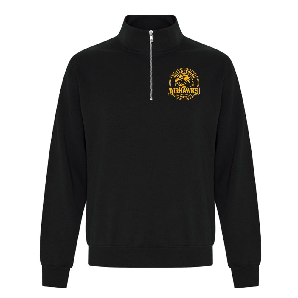 Wallaceburg Airhawks Adult Everyday Fleece 1/4 Zip Sweatshirt