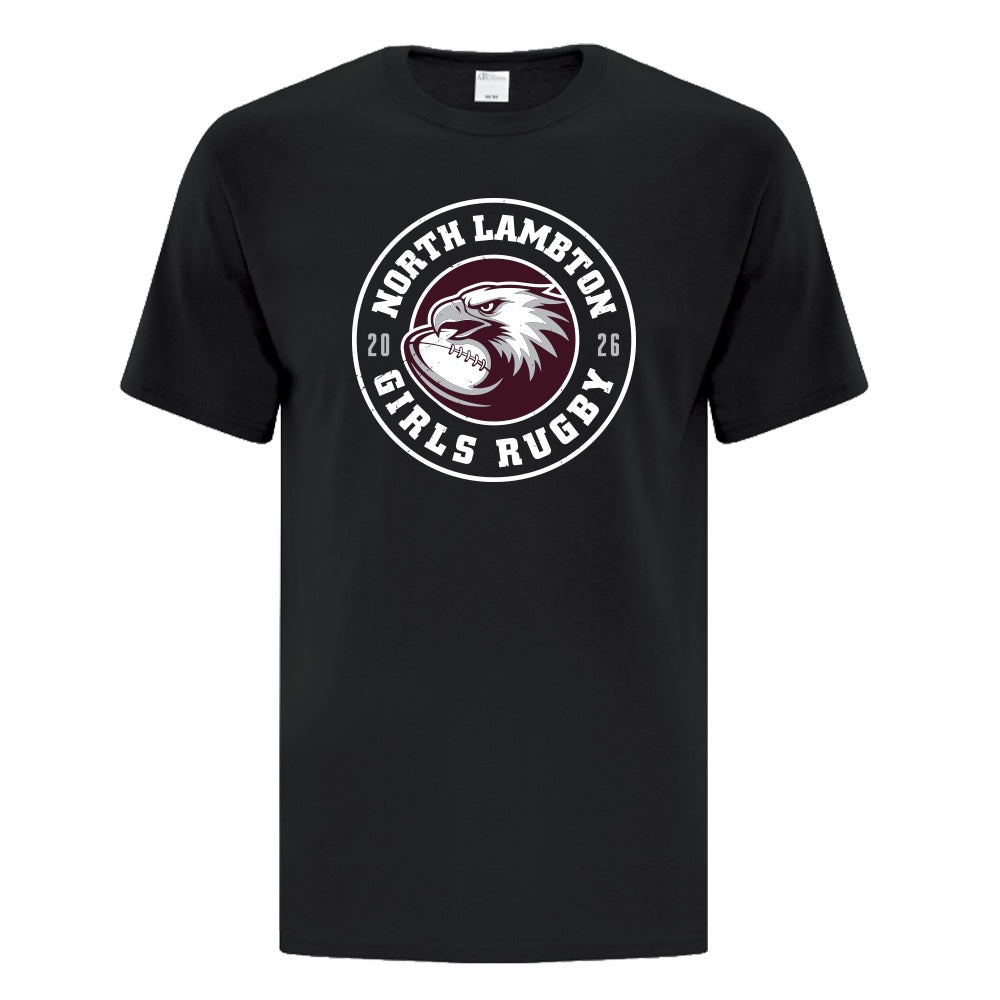 NLSS Girls Rugby Adult Cotton T-Shirt