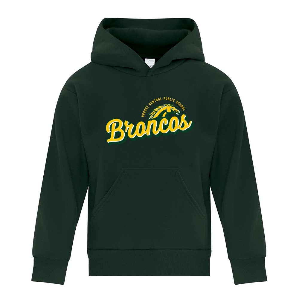 Brooke Central Youth Fleece Hooded Sweatshirt