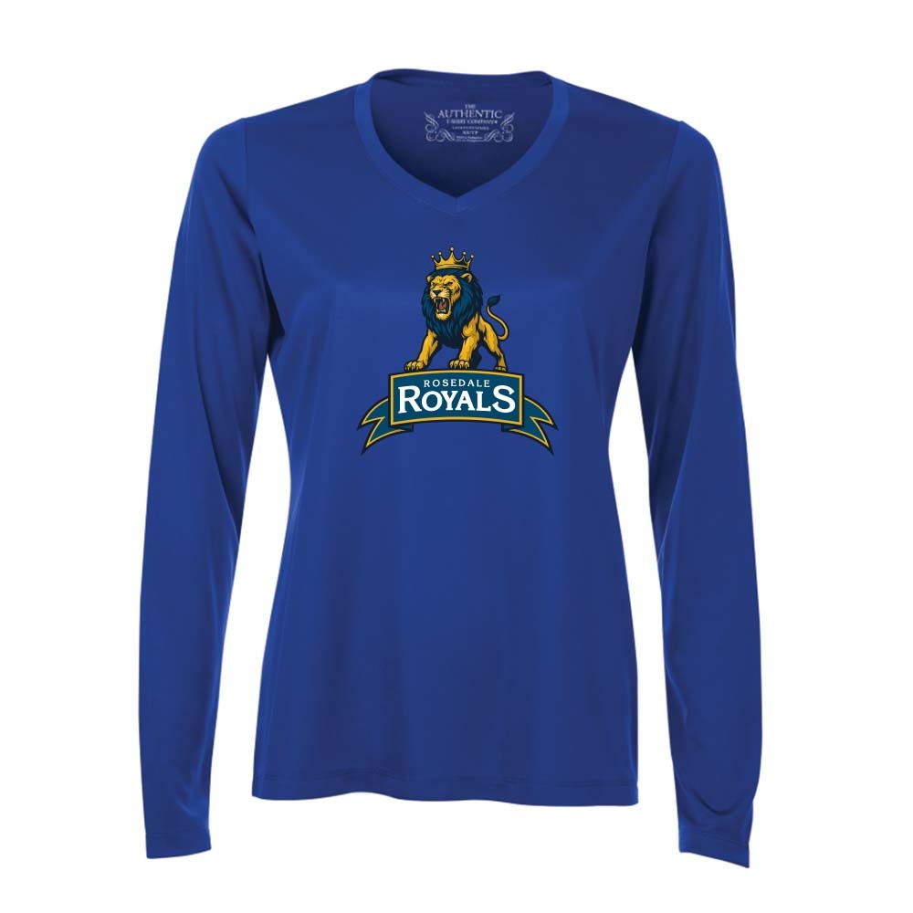 Rosedale Ladies' Pro Team Long Sleeve V-Neck