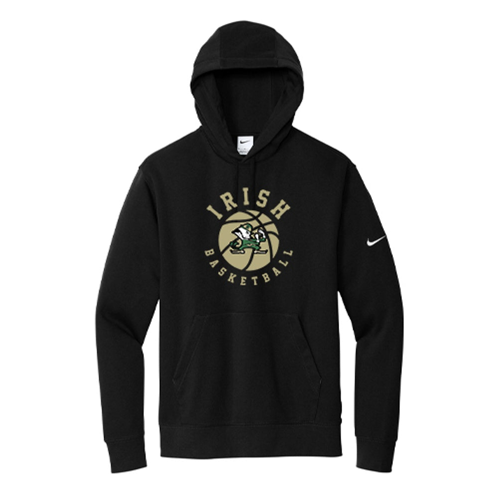 St Pats Basketball Adult Nike Club Fleece Sleeve Swoosh Pullover Hoodie