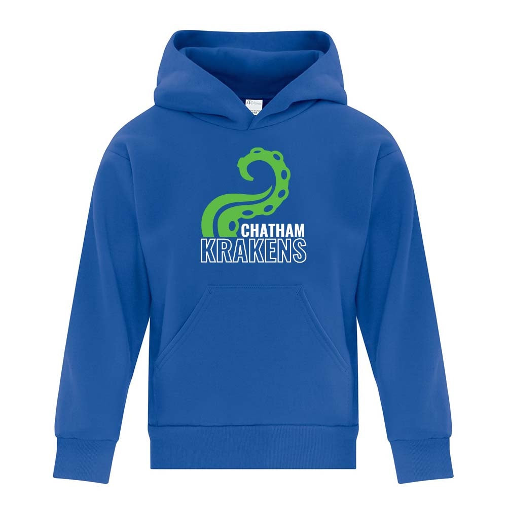 Chatham Krakens Youth Fleece Hooded Sweatshirt