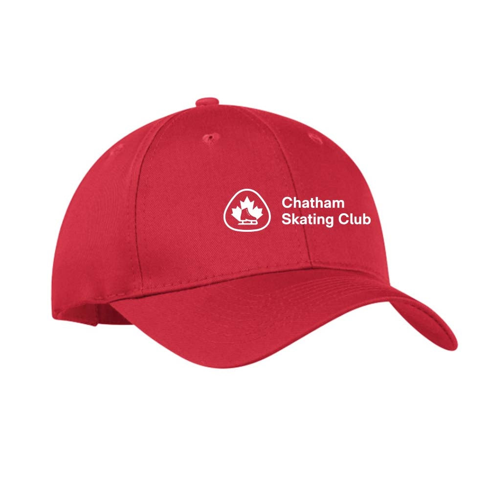 Chatham Skating Club Adult Cotton Twill Cap