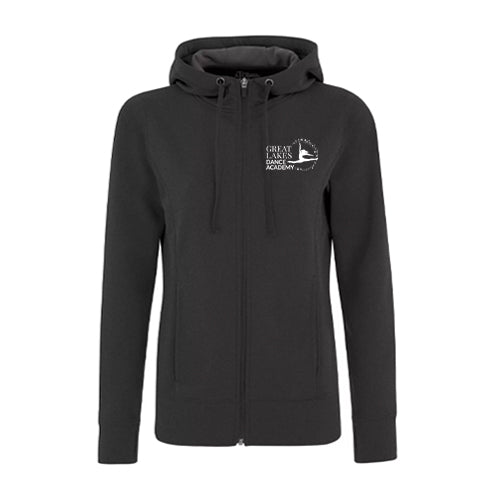 Great Lakes Dance Ladies' Fleece Full Zip Hooded Sweatshirt