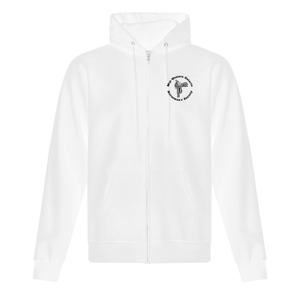 MWHS Adult Fleece Full Zip Hooded Sweatshirt