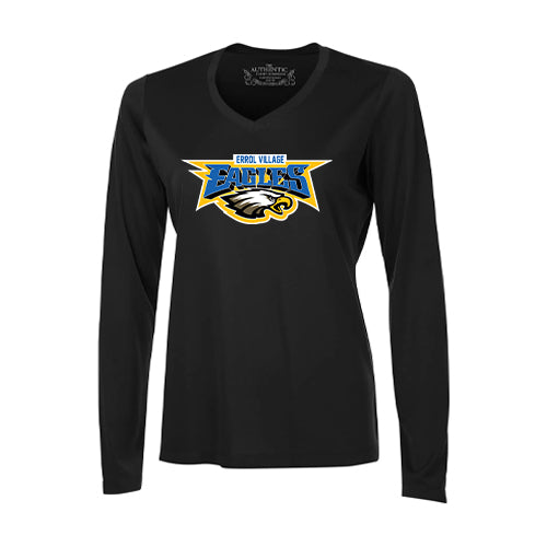 Errol Village Staff Ladies' Pro Team Long Sleeve V-Neck T-Shirt