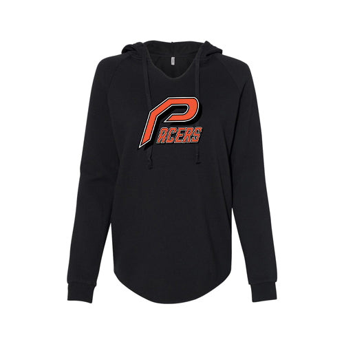 Point Edward Pacers Ladies' Lightweight California Wave Wash Hooded Sweatshirt