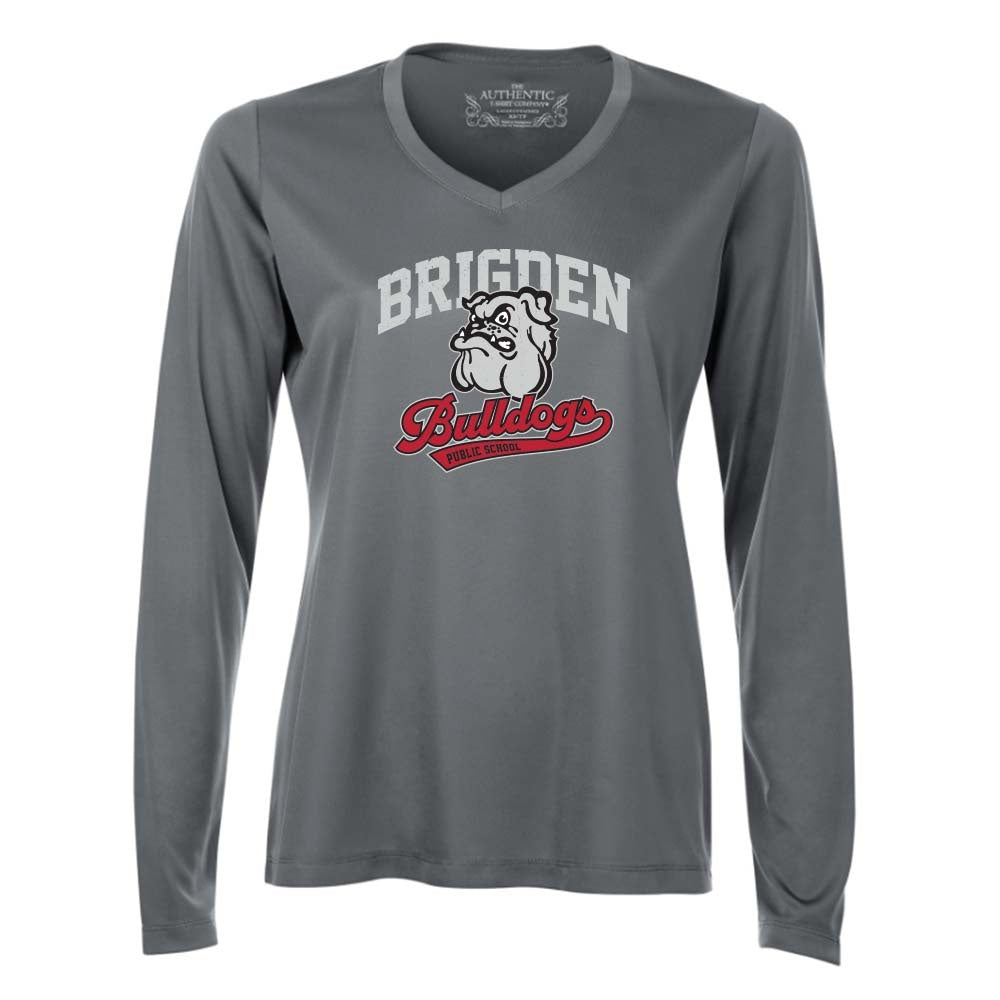 Brigden Ladies' Pro Team Long Sleeve V-Neck
